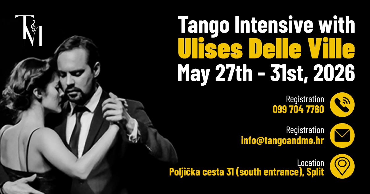 Tango Intensive with Ulises Delle Ville - May 27th - 31st, 2026