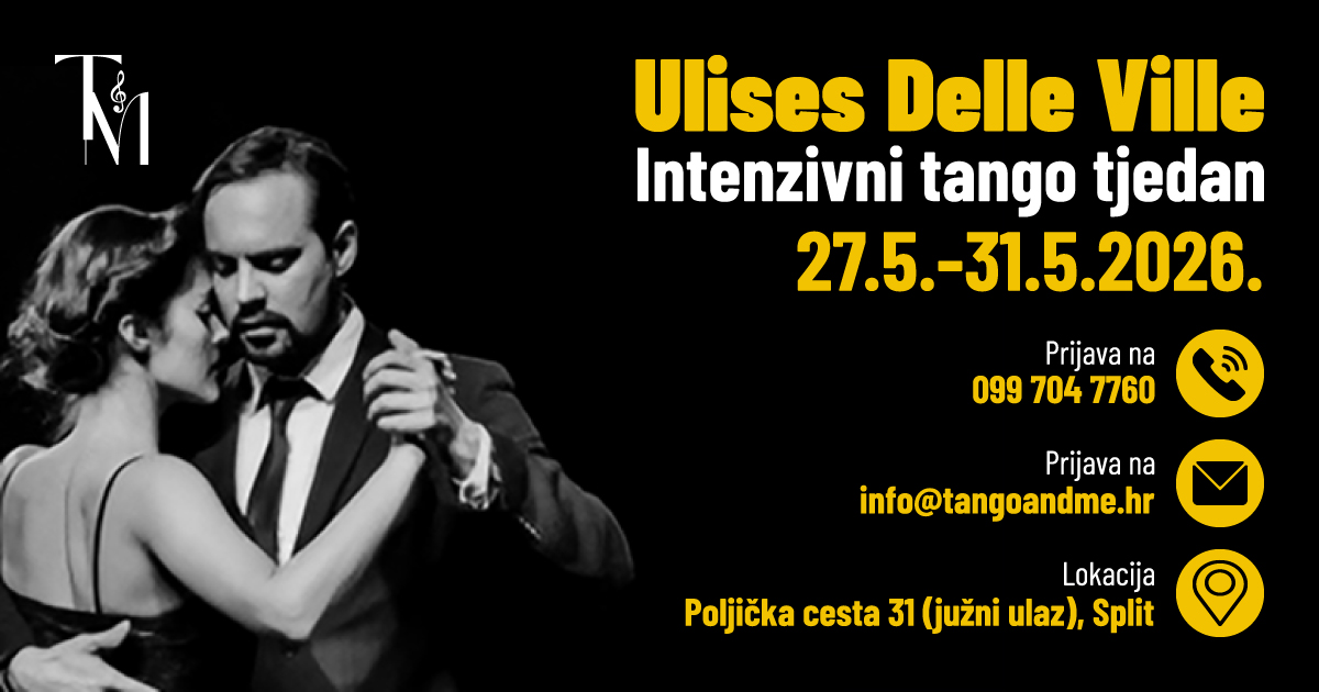 Ulises Delle Ville - Intenzivni tango tjedan, 27.5.-31.5.2026.