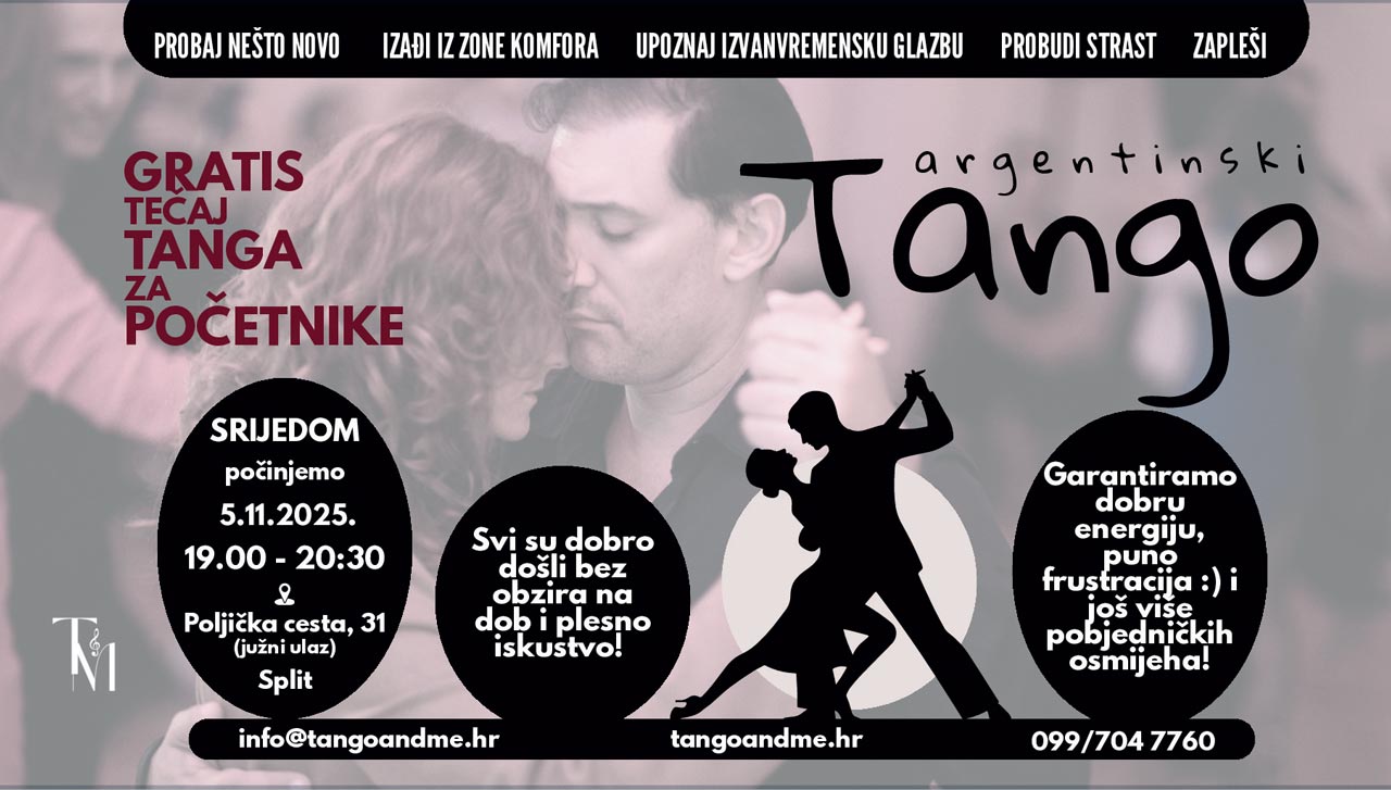 Free Argentine tango course for beginners